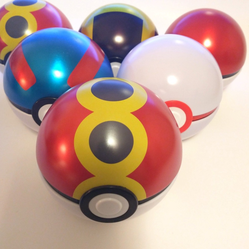 Pokemon TCG Empty Pokeball Tins Lot of 7 Great Premier Luxury Repeat Balls - Picture 2 of 4